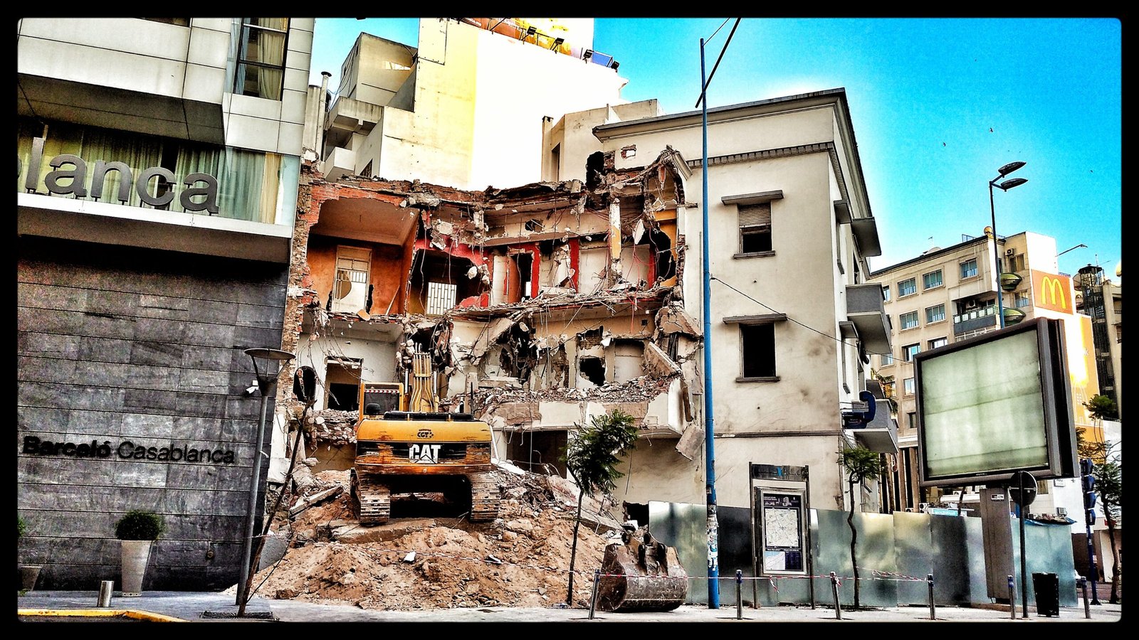 Destroyed house Casablanca