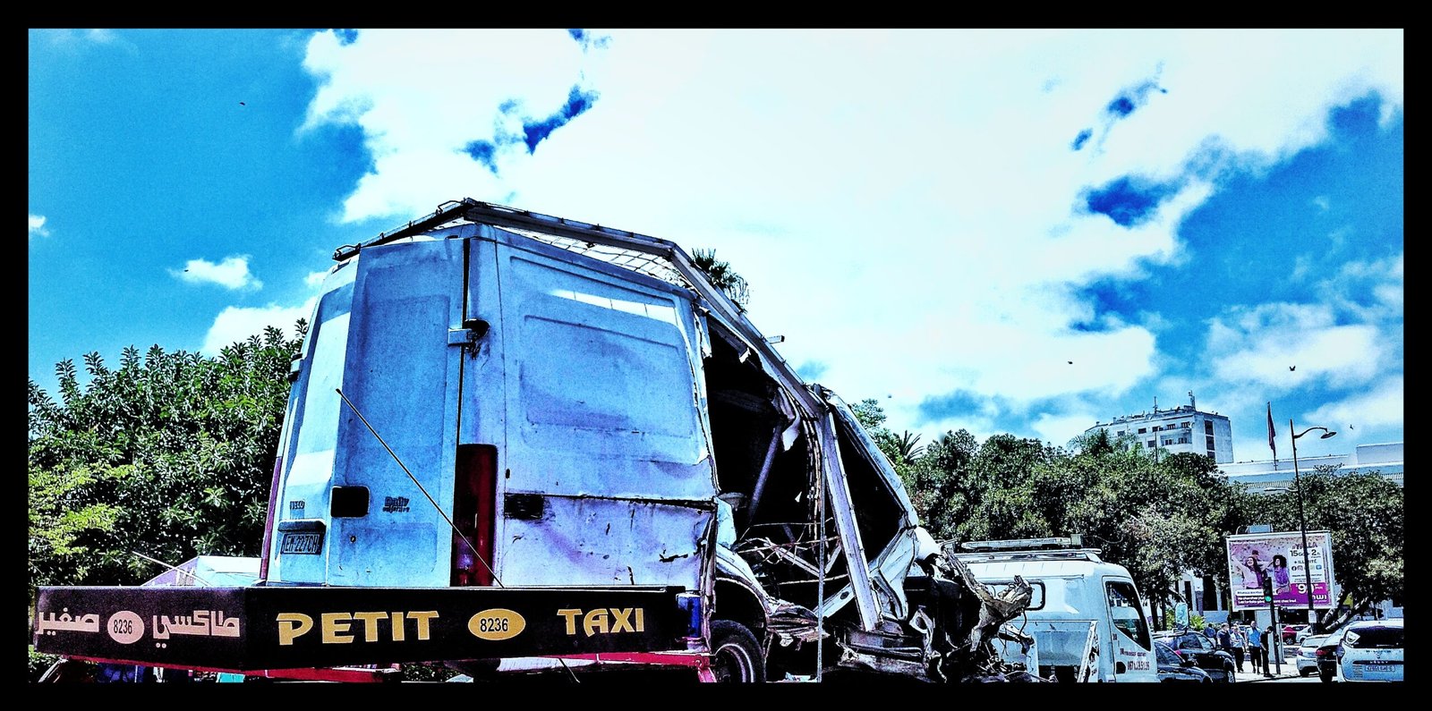 Crashed Van Iveco - Casablanca