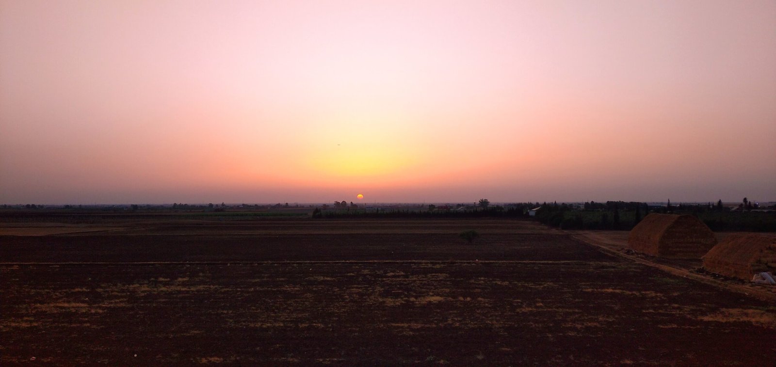 Sunset view in nature