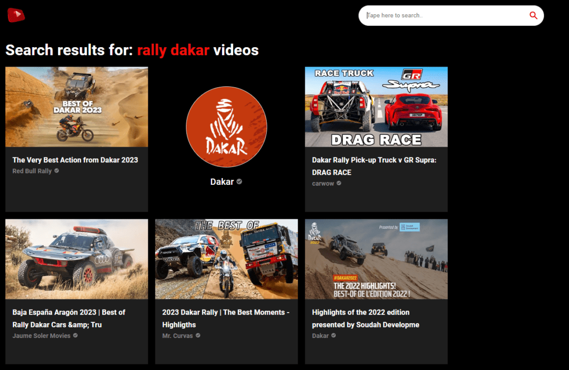 Youtube Search App
