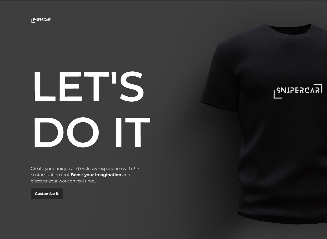 3D T-shirt Model Configurator