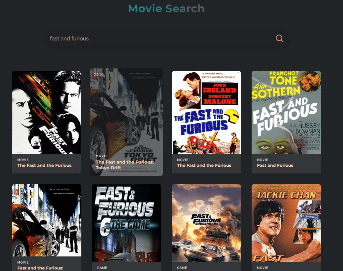 Movies Search App