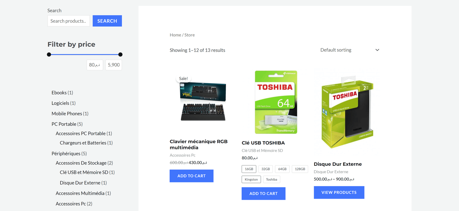 dynamic-wordpress-e-commerce-platform-products-page